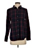 Gap Outlet 100% Cotton Plaid Black Long Sleeve Button-Down Shirt Size S - photo 1