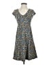 Toad & Co Print Blue Casual Dress Size S - photo 1