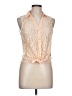 Unbranded Ivory Sleeveless Blouse Size L - photo 1