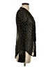 Madison Marcus Black Long Sleeve Silk Top Size XS - photo 4