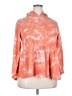 Lane Bryant Tie-dye Orange Poncho Size 18 - 20 Plus - photo 1
