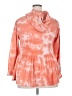 Lane Bryant Tie-dye Orange Poncho Size 18 - 20 Plus - photo 2