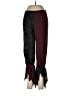 Unbranded 100% Polyester Color Block Burgundy Casual Pants Size M - photo 1
