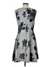 Elle Floral Gray Cocktail Dress Size 10 - photo 2
