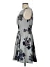 Elle Floral Gray Cocktail Dress Size 10 - photo 5