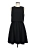 Cooper & Ella Solid Black Casual Dress Size M - photo 1