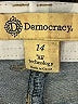 Democracy Solid Blue Jeans Size 14 - photo 4