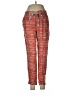 Free People Paisley Red Casual Pants Size 4 - photo 1