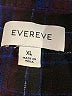 Evereve Plaid Black Long Sleeve Button-Down Shirt Size XL - photo 7