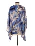 Chico's 100% Polyester Blue 3/4 Sleeve Blouse Size Sm - Med - photo 2