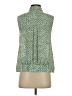 CAbi 100% Polyester Green Sleeveless Blouse Size S - photo 2