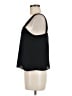 Kaari Blue Solid Black Sleeveless Blouse Size M - photo 5