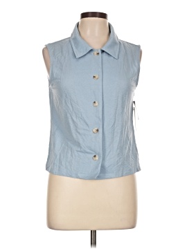 Olivia Sleeveless Button-Down Shirt (view 1)