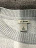 L.L.Bean Checkered-gingham Gray Pullover Sweater Size L - photo 7
