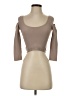 Bebe Tan 3/4 Sleeve Top Size S (petite) - photo 1