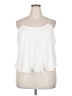 ABound 100% Polyester White Sleeveless Top Size 2X - photo 1