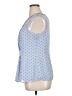 Elle 100% Polyester Blue Sleeveless Blouse Size XL - photo 5