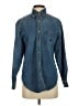 Bugle Boy 100% Cotton Blue Long Sleeve Button-Down Shirt Size S - photo 1