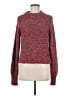 Current/Elliott Tweed Red Turtleneck Sweater Size Med (2) - photo 1