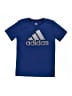 Adidas 100% Polyester Blue Active T-Shirt Size 10 - 12 - photo 1