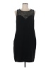 L'Agence Solid Black Cocktail Dress Size 6 - photo 1