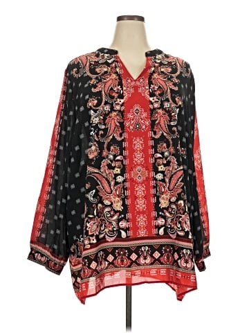 Roaman's Long Sleeve Blouse (view 1)