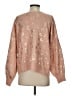 Mystree Metallic Pink Pullover Sweater Size S - photo 2