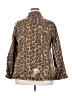 Ashley Stewart Animal Print Brown Jacket Size 18 Plus - photo 2