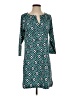 Escapada Argyle Teal Casual Dress Size XS - photo 1