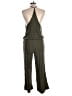 On The Road... 100% Rayon Solid Green Jumpsuit Size L - photo 2