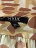 NYDJ Animal Print Tan Long Sleeve Blouse Size XL - photo 7
