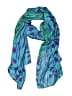 Echo 100% Polyester Teal Scarf One size - photo 1