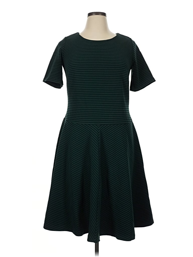 Pre-owned Eloquii Casual Dress In Green