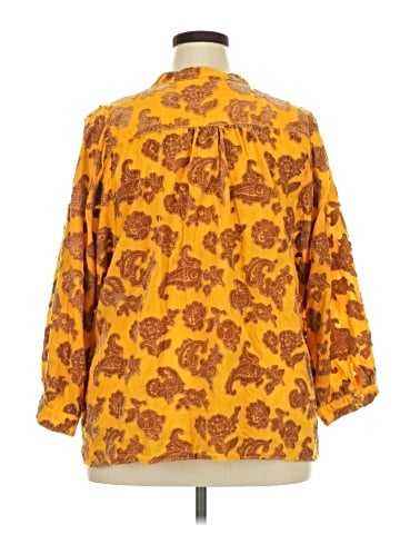 Pilcro 3/4 Sleeve Blouse (view 2)