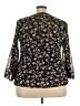 Alfani 100% Nylon Black 3/4 Sleeve Blouse Size 3X - photo 2