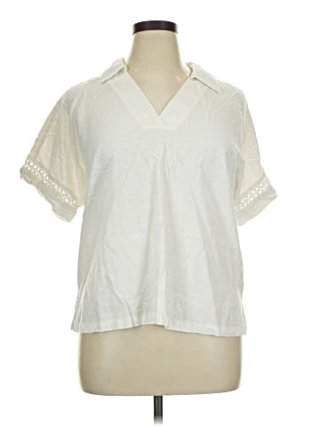Simply Vera Vera Wang Short Sleeve Blouse (view 1)