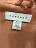 Topshop 100% Cotton Brown Jacket Size 12 - photo 6