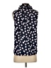 J.Crew 100% Polyester Blue Sleeveless Blouse Size S - photo 2
