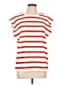 Shein Stripes Red Sleeveless T-Shirt Size L - photo 1