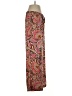 Single Thread 100% Polyester Paisley Pink Casual Pants Size S - photo 4