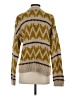 The Great. Chevron-herringbone Gold Pullover Sweater Size Sm (1) - photo 2