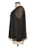 LC Lauren Conrad 100% Polyester Polka Dots Black Long Sleeve Blouse Size L - photo 5