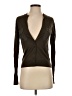 J.Crew 100% Silk Brown Silk Cardigan Size S - photo 1