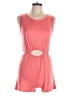 mYTH Solid Pink Romper Size L - photo 1