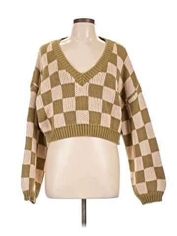 Blue Blush Pullover Sweater (view 1)