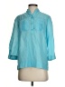 Talbots Teal 3/4 Sleeve Blouse Size S - photo 1