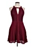 Lulus 100% Polyester Burgundy Casual Dress Size L - photo 1