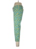 Rafaella Print Teal Casual Pants Size 10 - photo 5