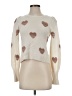 Splendid Hearts Ivory Pullover Sweater Size XS - photo 1