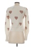 Splendid Hearts Ivory Pullover Sweater Size XS - photo 2